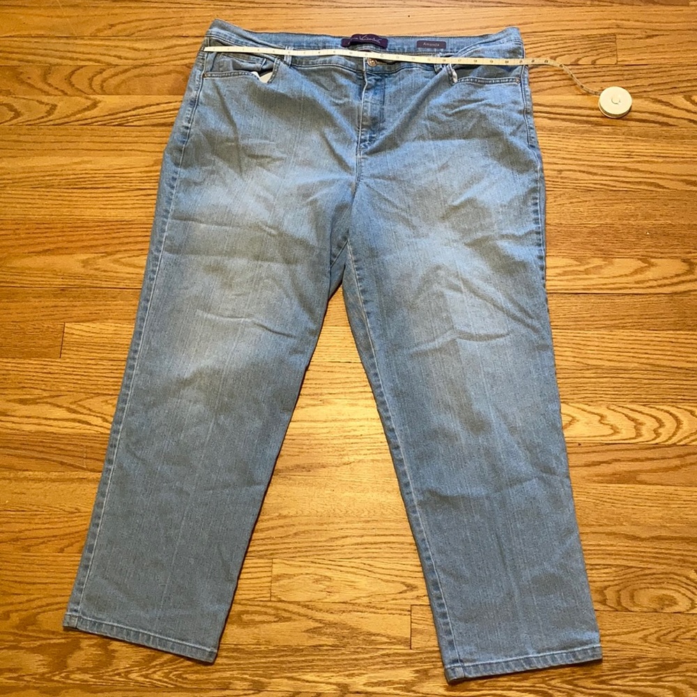 Gloria Vanderbilt 20 W Amanda light blue jeans